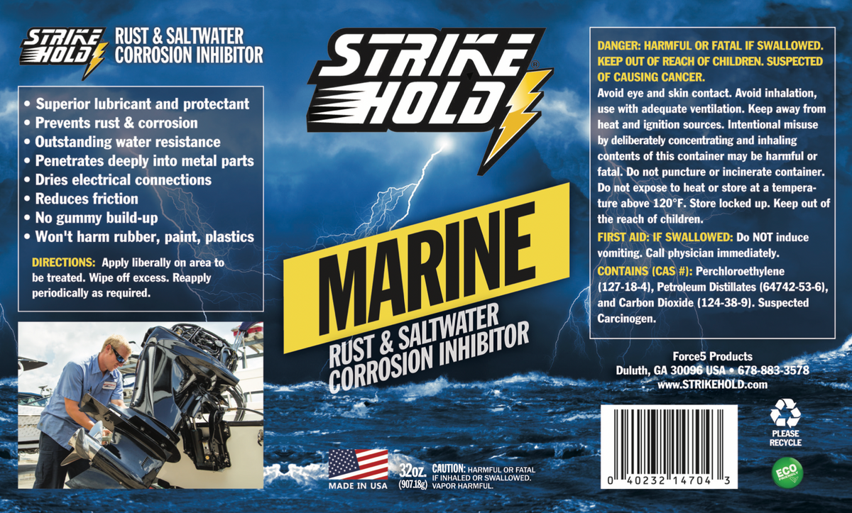 StrikeHold Marine 16oz Trigger Spray Bottle, Case of 12